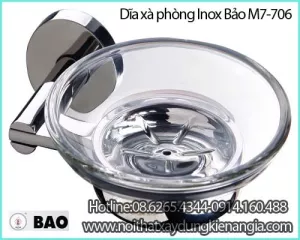 Dĩa xà phòng INOX BẢO M7-706