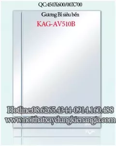 Gương kính Tân An Vinh 500x700 KAG-AV510B