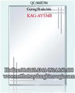 Gương kính Tân An Vinh 500x700 KAG-AV534B