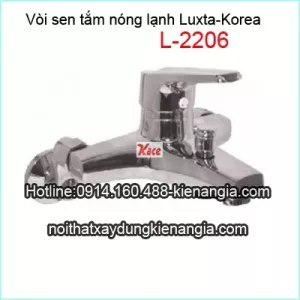 Vòi sen tắm nóng lạnh Hàn Quốc Luxta L2206 BM2026