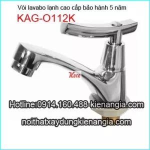 Vòi lavabo lạnh cao cấp KAG-O112K