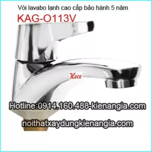 Vòi lavabo lạnh cao cấp KAG-O113V