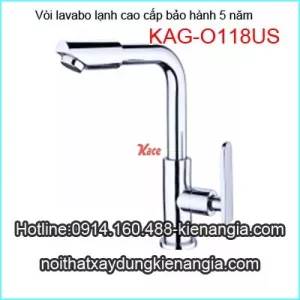 Vòi lavabo lạnh cao cấp KAG-O118US