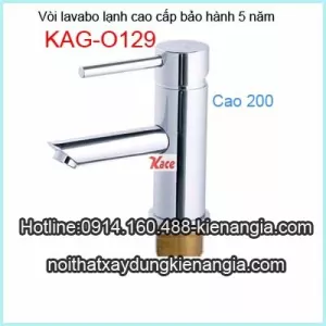 Vòi lavabo lạnh cao cấp KAG-O129