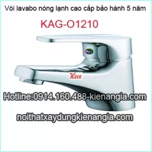 Vòi lavabo nóng lạnh cao cấp KAG-01210