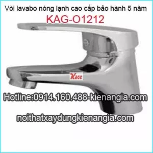 Vòi lavabo nóng lạnh cao cấp KAG-01212