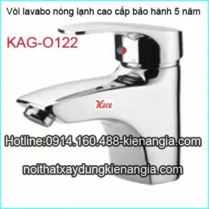 Vòi lavabo nóng lạnh cao cấp KAG-0122