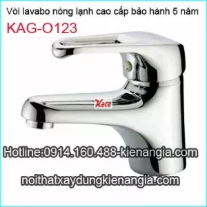 Vòi lavabo nóng lạnh cao cấp KAG-0123