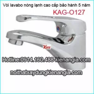 Vòi lavabo nóng lạnh cao cấp KAG-0127