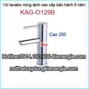 Vòi lavabo nóng lạnh ống trúc KAG-0129B