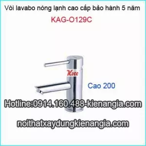 Vòi lavabo nóng lạnh ống trúc KAG-0129C