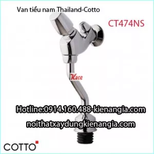Van xả tiểu nam Thailand Cotto CT474NS