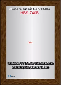 Gương soi  Hobig cao cấp 50x70 HBS1-740B