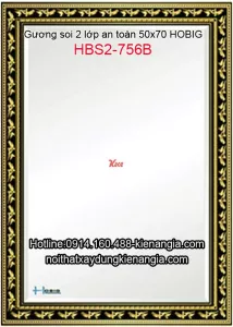 Gương soi Hobig-kính an toàn 50x70 HBS2-756B