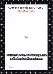 Gương kính Hobig cao cấp 50x70 HBS1-757B