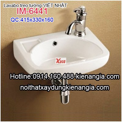 Lavabo nhỏ treo tường Việt Nhật IM-6441