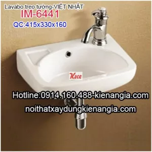 Lavabo nhỏ treo tường Việt Nhật IM-6441