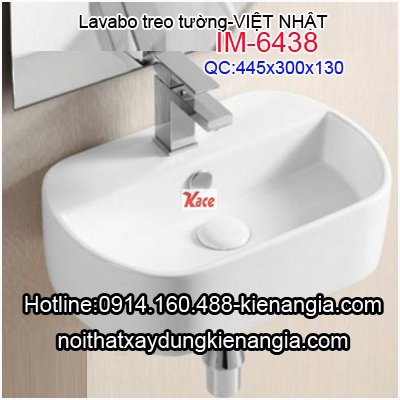 Lavabo treo tường Việt Nhật IM-6438