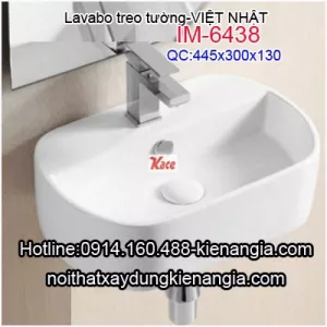 Lavabo treo tường Việt Nhật IM-6438