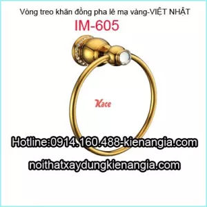 Vòng treo khăn đồng mạ vàng Việt Nhật IM-605