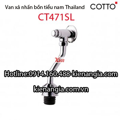 Van xả nhấn tiểu nam COTTO-Thailand CT471S