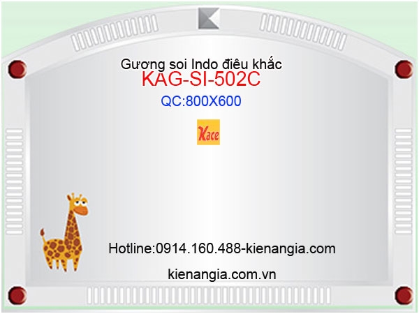 Gương soi điêu khắc Indo 800x600 KAG-SI-502C