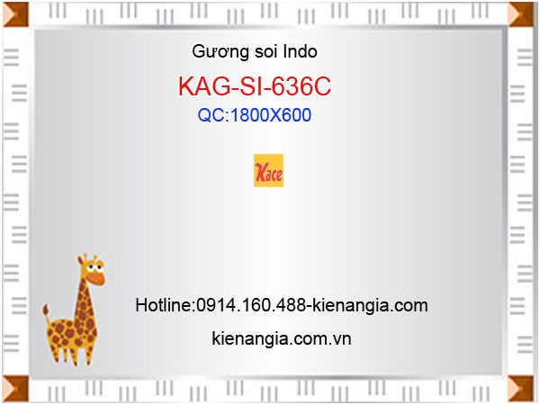 Gương soi Indo 80x60 KAG-SI-636C