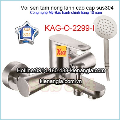 Sen tắm nóng lạnh sus 304 công nghệ Mỹ KAG-O2299I