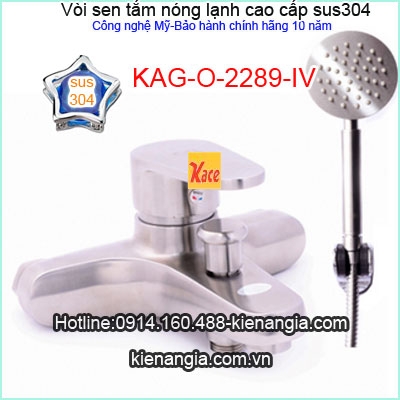 Sen tắm nóng lạnh sus 304 công nghệ Mỹ KAG-O2289IV