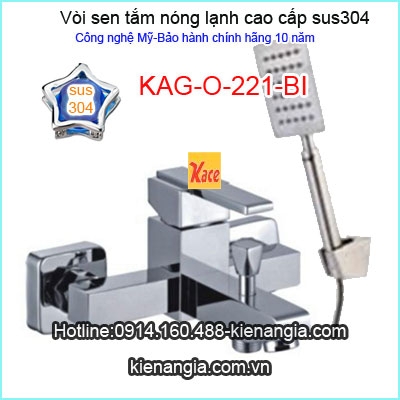 Sen tắm nóng lạnh sus 304 công nghệ Mỹ KAG-O221BI