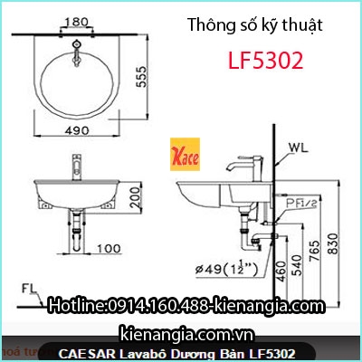 Lavabo-am-ban-duong-vanh-Caesar-LF5302