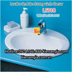 Lavabo âm bàn dương vành CAESAR L5018