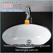 Lavabo âm bàn âm vành CAESAR L5113