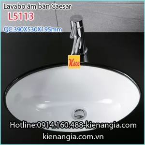 Lavabo âm bàn âm vành CAESAR L5113