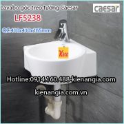 Chậu Lavabo góc treo tường CAESAR LF5238