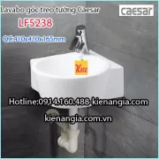 Chậu Lavabo góc treo tường CAESAR LF5238