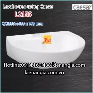Chậu Lavabo treo tường CAESAR L2155 BM2021
