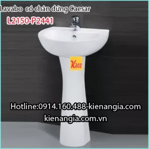 Lavabo và chân dài CAESAR L2150-P2445
