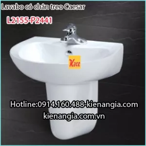 Lavabo và chân treo CAESAR L2155-P2441BM2021