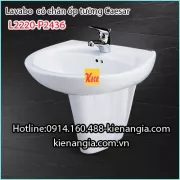 Lavabo và chân ốp tường CAESAR L2220-P2443