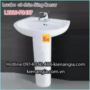 Lavabo và chân dài CAESAR L2220-P2445
