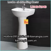 Lavabo và chân dài CAESAR L2140-P2445