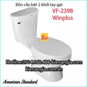Bồn cầu bệt 2 khối xả gạt American VF-2398