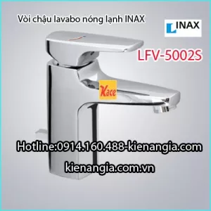 Vòi lavabo Inax gật gù nóng lạnh LFV-5002S