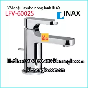 Vòi INAX chậu lavabo nóng lạnh LFV-6002S