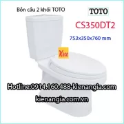 Bồn cầu bệt 2 khối TOTO CS350DT2 BM2023