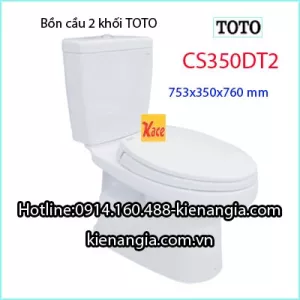 Bồn cầu bệt 2 khối TOTO CS350DT2 BM2023