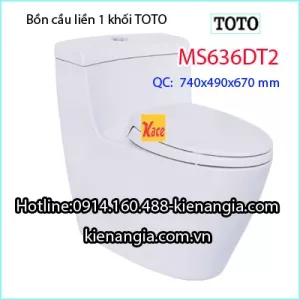 Bồn cầu liền một khối TOTO MS636DT2
