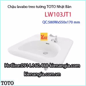Chậu lavabo TOTO treo tường LW103JT1