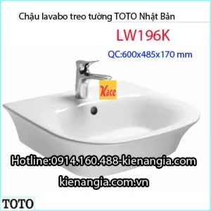 Chậu lavabo TOTO treo tường LW196K